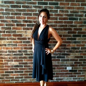 Black White House Black Market Dress